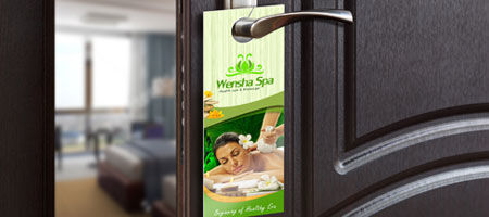 Custom Printed Door Hangers – Heavy Duty 14pt Card Stock