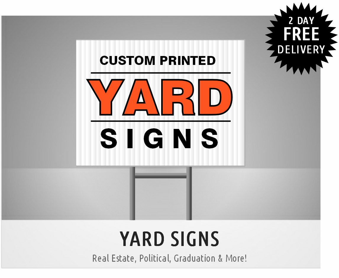 Custom 4mm Corex Signs – Next Day Printing with Free 2-Day Delivery