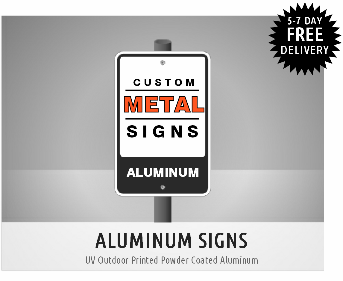 Reflective Aluminum Signs – .040 Gauge UV Printed