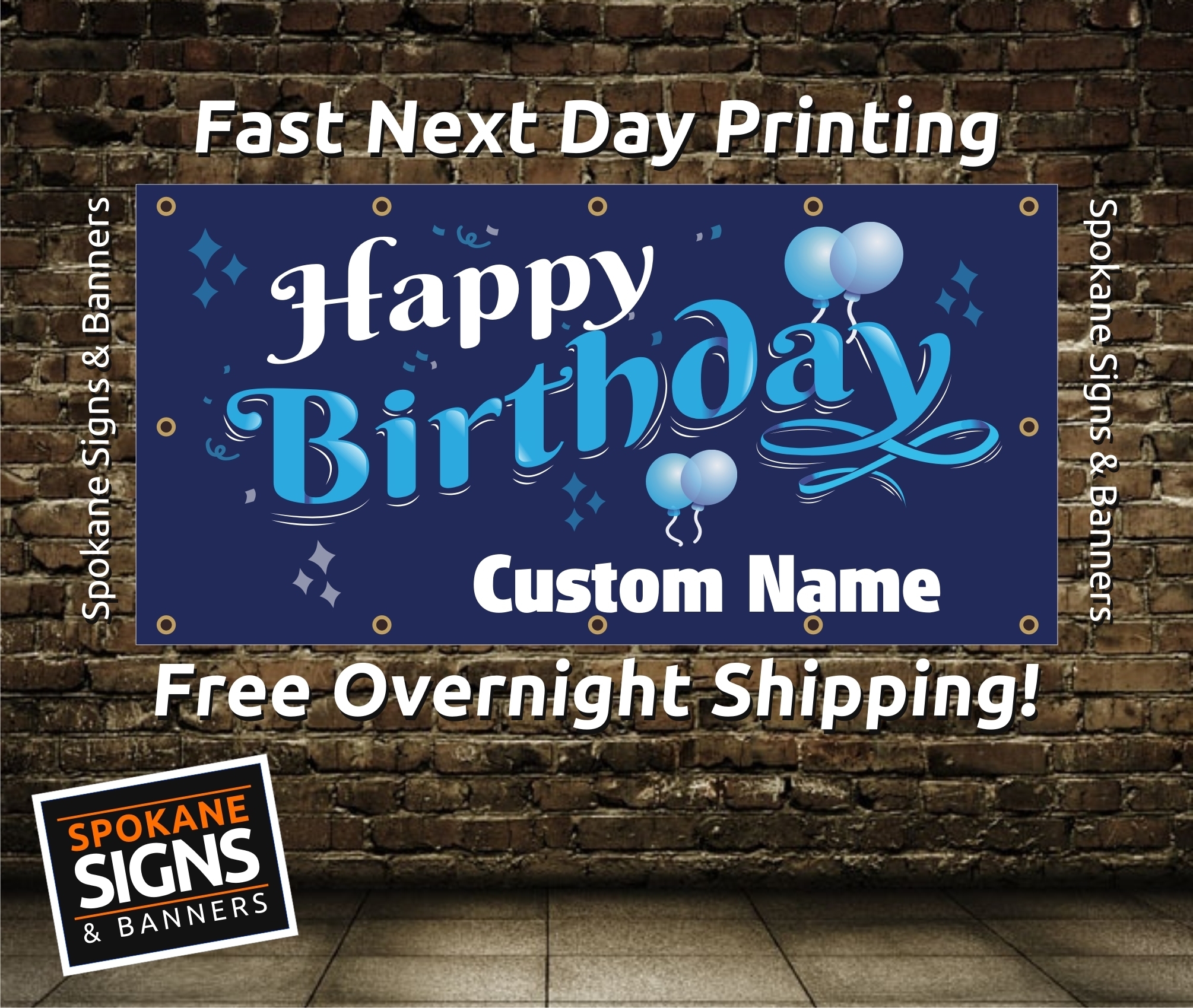 Custom Birthday Banner – Fast 2-Day Turnaround